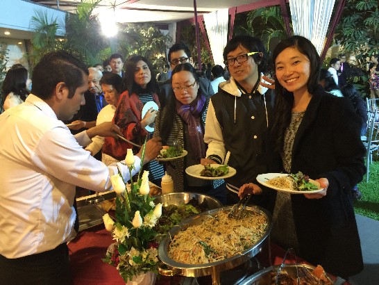 旅秘台灣商會、傳統僑社、秘魯留台校友會、國合之友會等友人及代表處全體員眷逾160人共襄盛舉