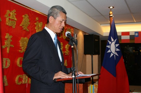 黃代表聯昇於秘魯華僑總會舉辦97年國慶餐會中致詞