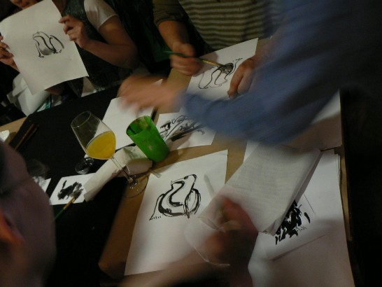 愛柏隆年節版畫展--書法國畫展演6