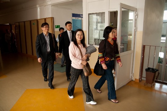 2011年9月29日 桃園縣桃園市呂副市長朝福率團參訪拉當市電子工專(Zespół Szkół Elektronicznych im. Bohaterów Westerplatte w Radomiu)情形。