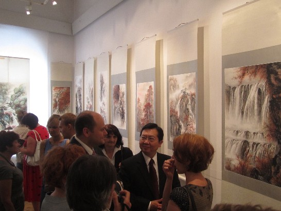 Liao Ci Fu’s Ink Paintings Exhibition in Resursa, Radom 5