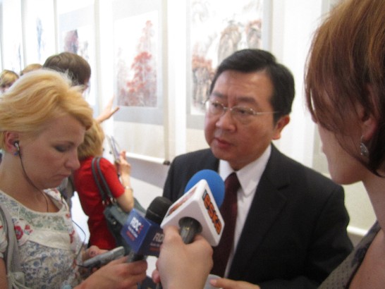 Liao Ci Fu’s Ink Paintings Exhibition in Resursa, Radom 6