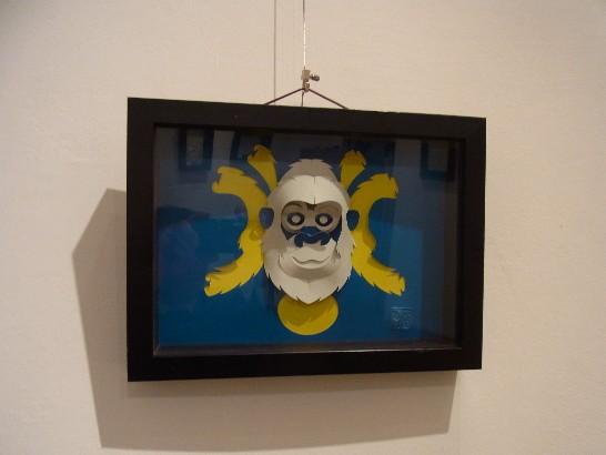 Taiwan artist Hsin-fu Hung exhibition held in the Radom Cultural Center. 2