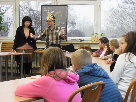 The show of Mr.Hsin-fu Hung in Bielany library,Warsaw. 1