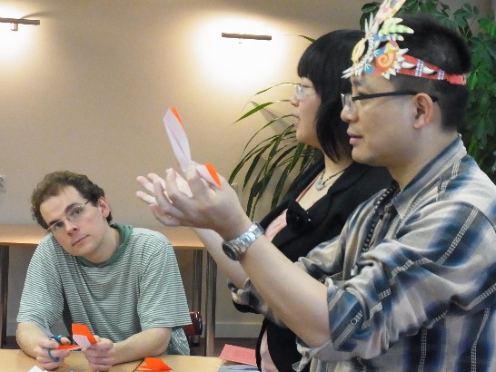 The show of Mr.Hsin-fu Hung in Bielany library,Warsaw. 2