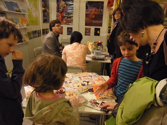The stand of Taipei Book Fair Foundation at 3rd Warsaw Book Fair nr.2