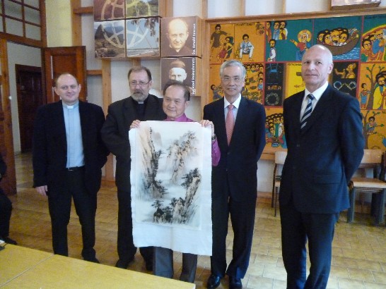 Teacher Liao Ci Fu exhibition in Pieniezno Museum