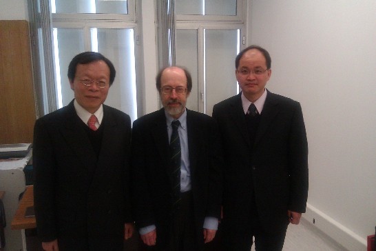 何代表拜會里斯本科技大學Armando Pombeiro教授