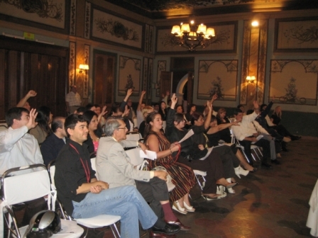 Reunion de ex becarios de ICDF en Paraguay