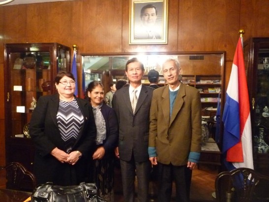 2010.06.21 Embajador Lien-sheng Huang recibe a los habitantes de la Avda Chiang Kai Shek