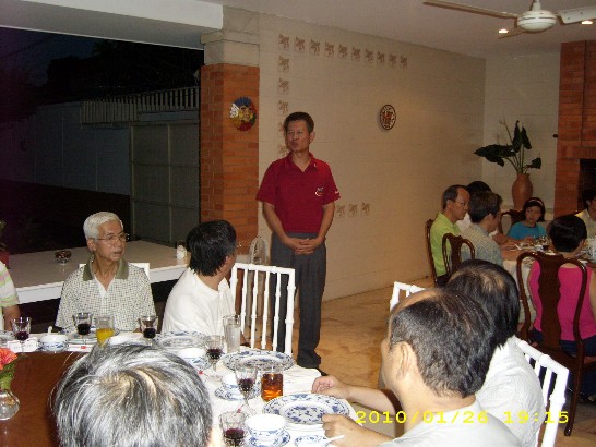 黃大使致詞情形