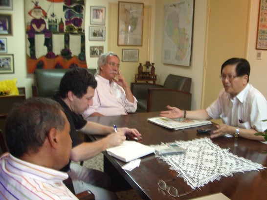 ABC彩色報專訪朱參事