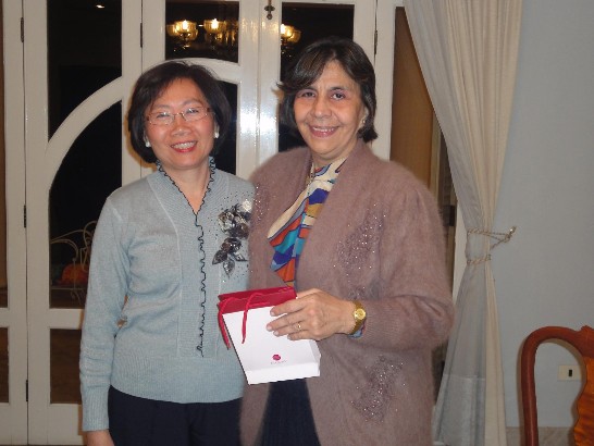 2010.07.27 黃大使夫婦邀請巴國緝毒部長夫婦晚宴