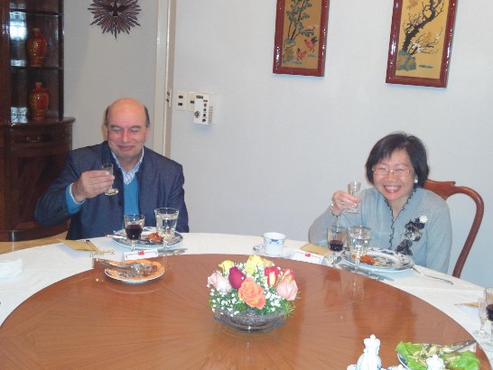 2010.07.27 黃大使夫婦邀請巴國緝毒部長夫婦晚宴