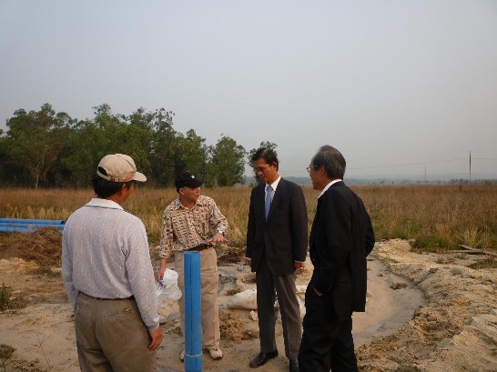 2010.08.25 黃大使視察駐巴技術團水產及農業發展中心