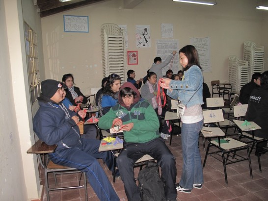 2010.08.05 國際青年大使訪團於Vice Presidente. Sanchez學校進行文化交流