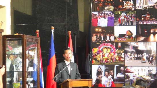 2011.09.20 黃大使於開幕式致詞。