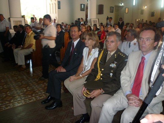 2011.01.19 駐巴拉圭黃大使聯昇應巴國副總統佛朗哥（Federico Franco）邀請參加Paraguari戰役紀念活動