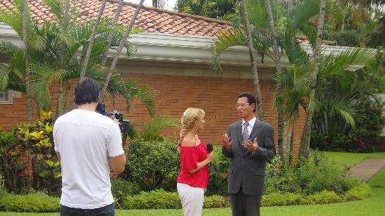 2011.01.20 黃大使接受專訪情形