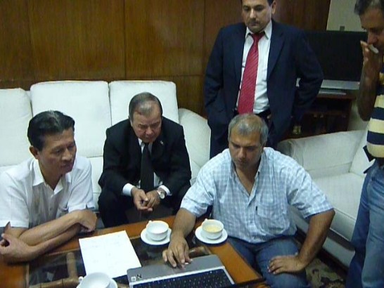 2011.02.16 黃大使接見巴拉圭參議員Gregorio Areco Ruiz Díaz