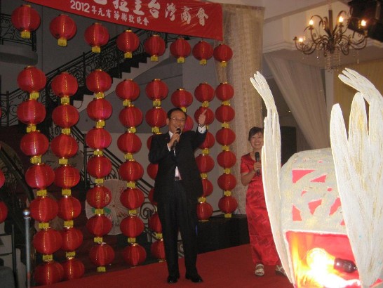 劉大使參加巴拉圭台灣商會舉辦之元宵節聯誼晚會