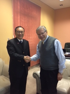 劉大使德立與阿爾波部長合影