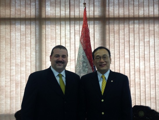 劉大使德立向巴新任眾院議長拉米雷斯致賀