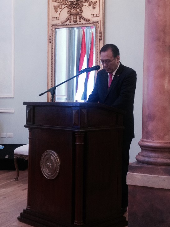 劉大使德立致詞