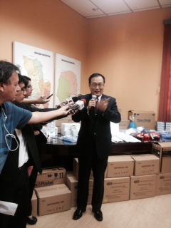 劉大使說明援贈緣由