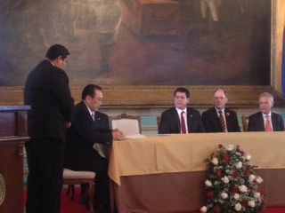 劉大使德立簽署議事錄