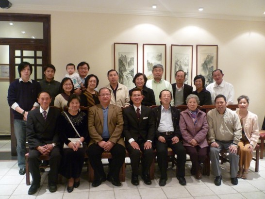 亞松森中華會館設宴歡迎黃大使聯昇夫婦抵任