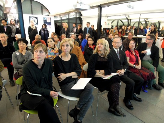 瑞典藝文、媒體、工商界及僑胞約60餘位貴賓參加「2013台灣日」開幕活動。