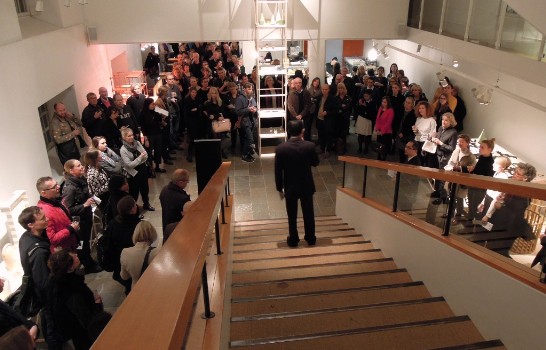 「新層次」台灣漆藝展開幕式與會賓客