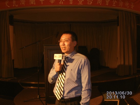 蕭會長一雄接受宏觀電視採訪