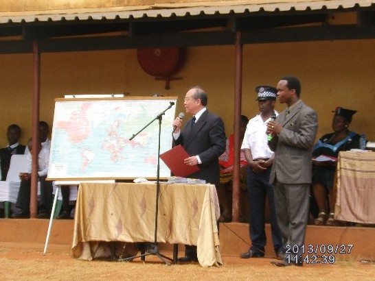 Ntfonjeni National High School頒獎典禮，陳大使經銓演講(校方配有隨扈禮遇)