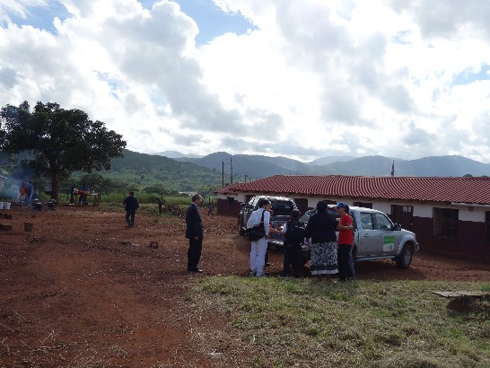 陳大使經銓抵達Shiselweni地區Mandulo小學