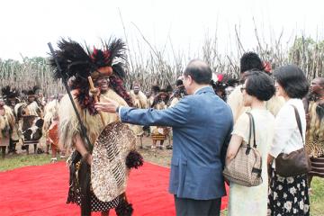 陳大使經銓於元月8日應邀參加史瓦濟蘭勇士節