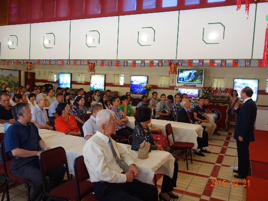 旅史僑界104年新春團拜百餘人與會氣氛熱鬧