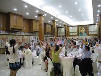 學員們充分發揮課堂所學，各項表演生動有趣，現場笑聲不斷。