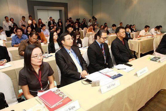 經濟部國際貿易局委託外貿協會執行行銷計畫,30多位記者出席