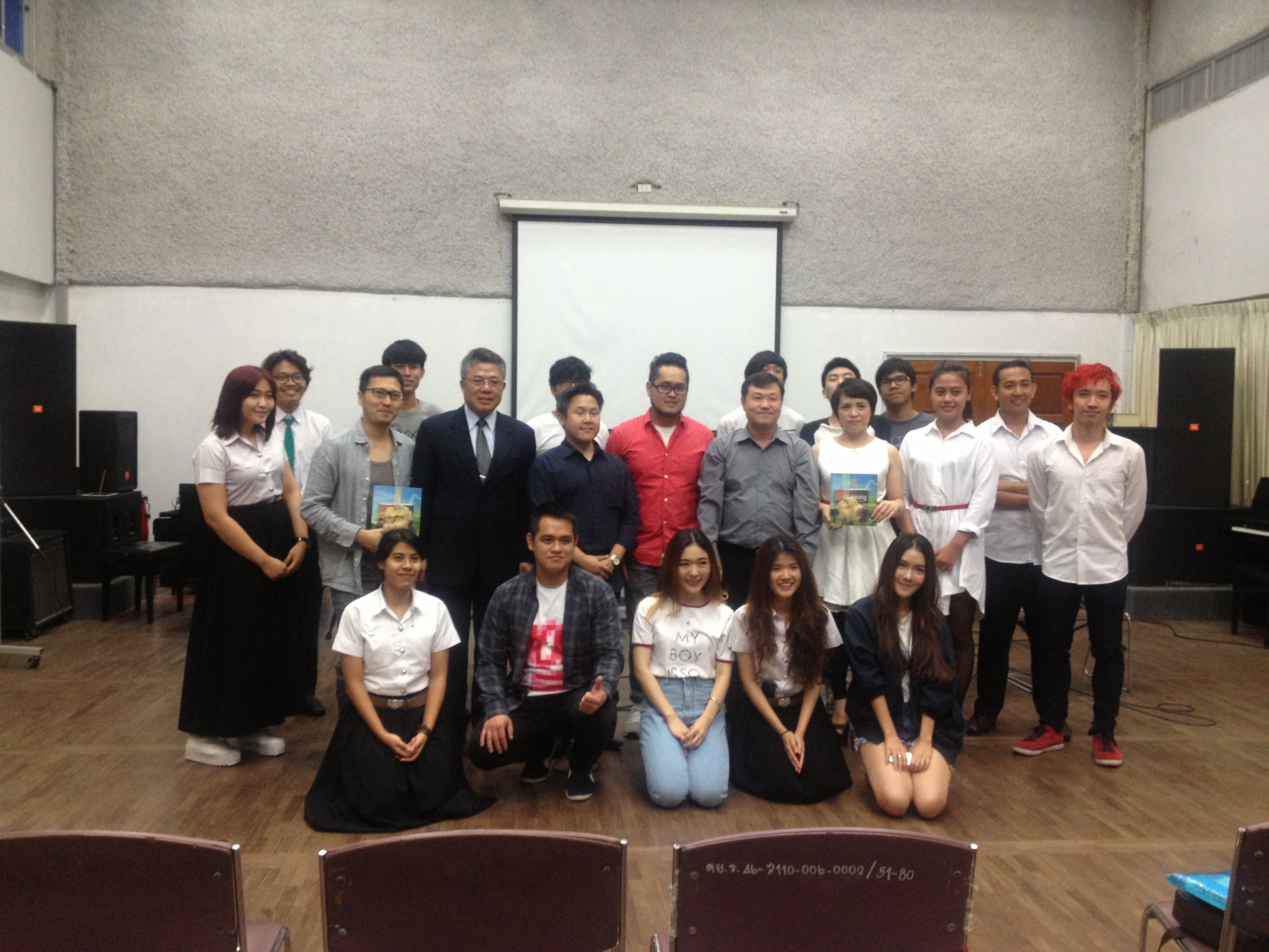 歐開合唱團於泰國藝術大學進行交流活動