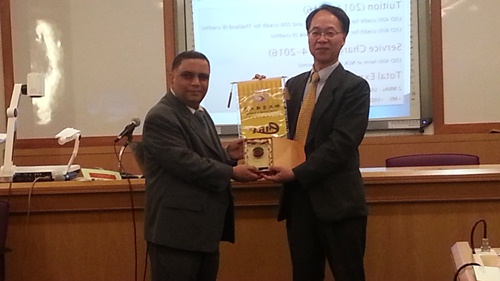 國立高雄大學王副校長學亮拜會Assumption University 國際長Glen Chatelier洽談兩校合作事項