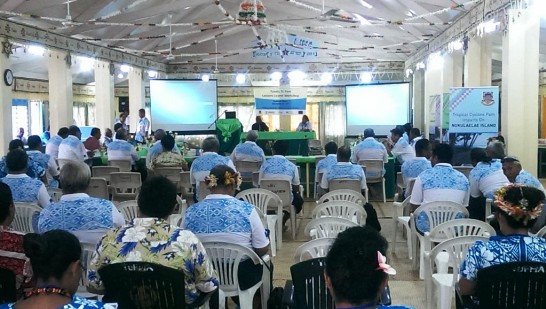 萬大使應邀參加吐瓦魯Pam風災經驗教訓研討會開幕典禮