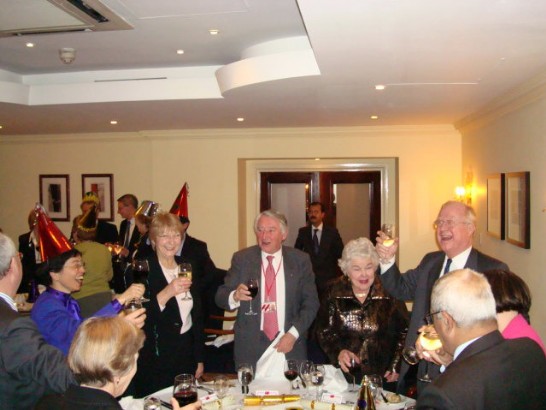 Representative Katharine Chang hosts a Christmas party for the British-Taiwanese All-Party Parliamentary Group