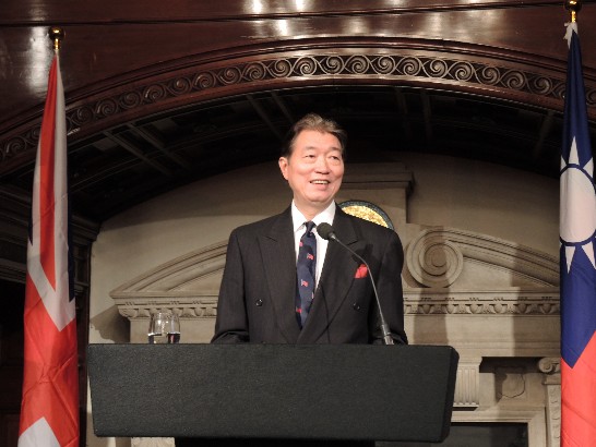 駐英國代表處舉行102年國慶酒會，兼紀念開羅宣言70周年