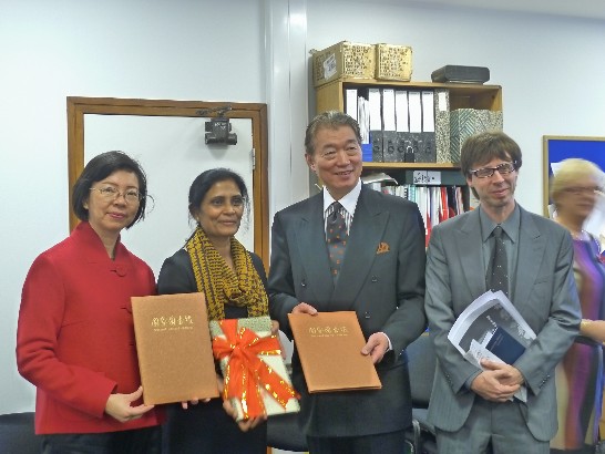 我國家圖書館與英國學術重鎮倫敦大學亞非學院簽署「台灣漢學資源中心」合作備忘錄