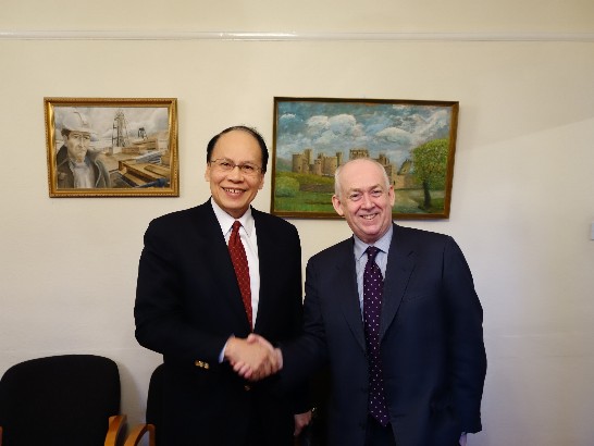 劉大使志攻轄訪威爾斯促進台英經貿交流