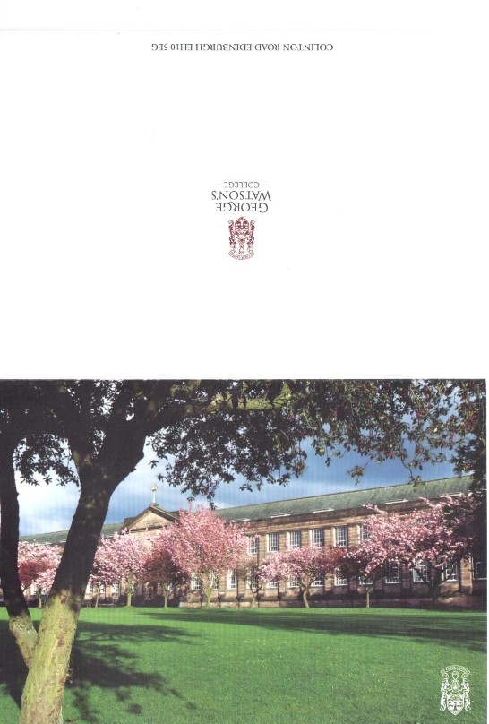 Greeting Card from George Watson's College