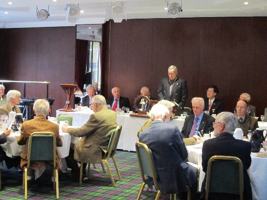 愛丁堡扶輪社吉里斯(Fergus Gilles)會長致詞介紹