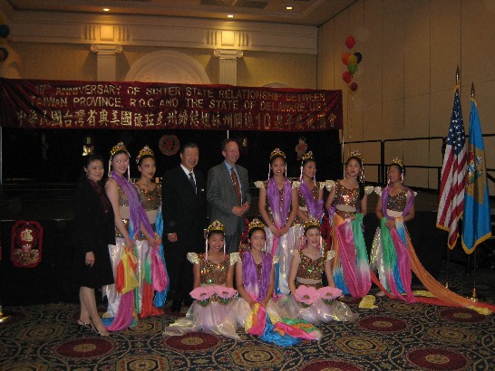 Delaware Governor Jack Markell attends the reception in celebration of the 10th Anniversary of the Sister State Relationship between Taiwan Province, ROC and the State of Delaware on April 20, 2010. 